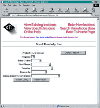 Screenshot for problem resolution - view new incidents - enter new incident